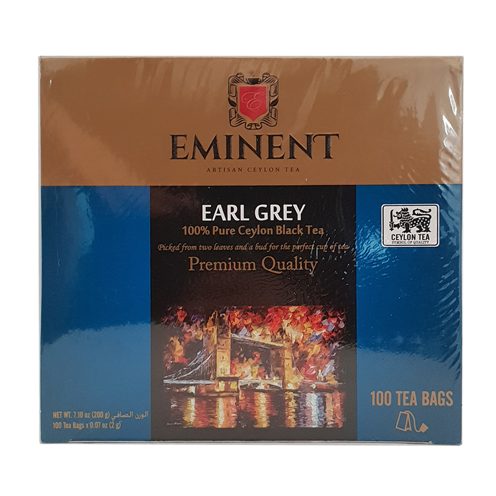 چای کیسه ای ارل گری امیننت بسته 100 عددی