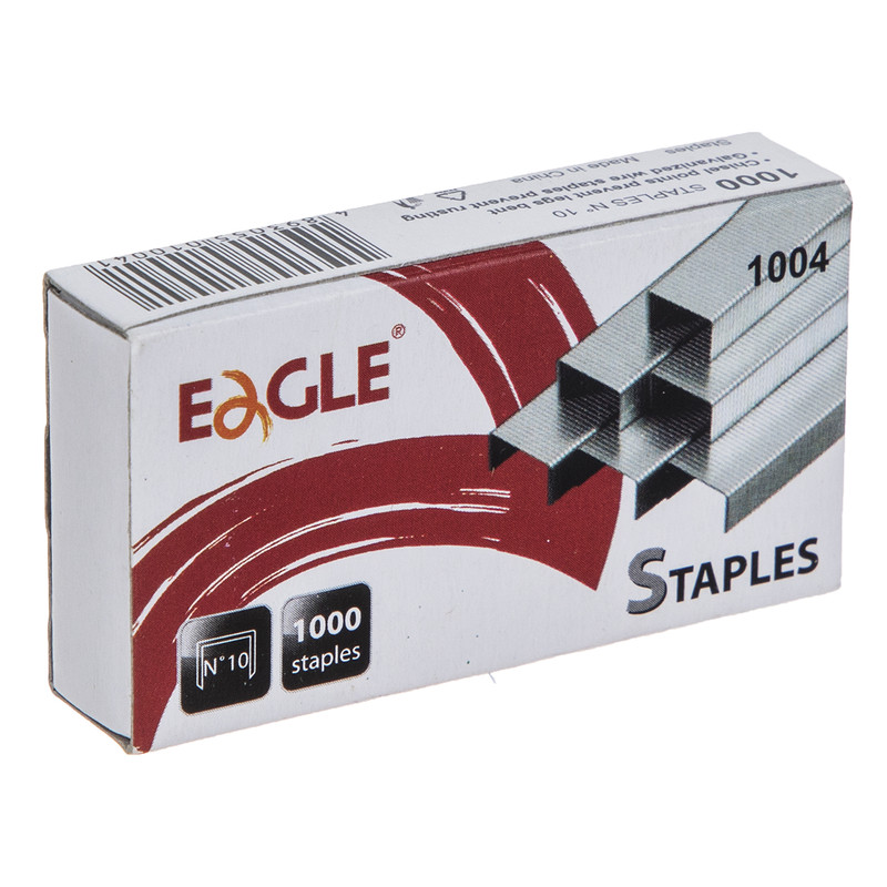 سوزن منگنه ایگل سایز 10 بسته 1000 عددی سوزن منگنه ایگل سایز 10 بسته 1000 عددی