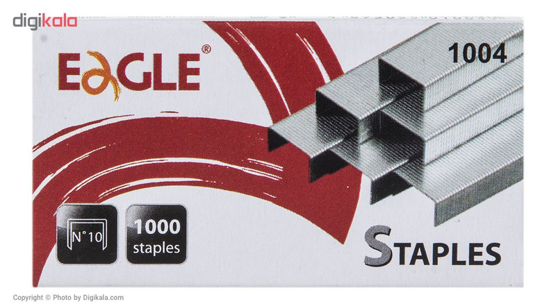 سوزن منگنه ایگل سایز 10 بسته 1000 عددی سوزن منگنه ایگل سایز 10 بسته 1000 عددی