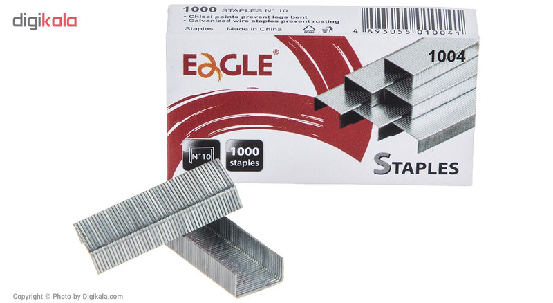 سوزن منگنه ایگل سایز 10 بسته 1000 عددی سوزن منگنه ایگل سایز 10 بسته 1000 عددی