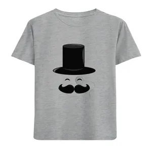 تی شرت آستین کوتاه بچگانه مدل کلاه وسیبیل D21