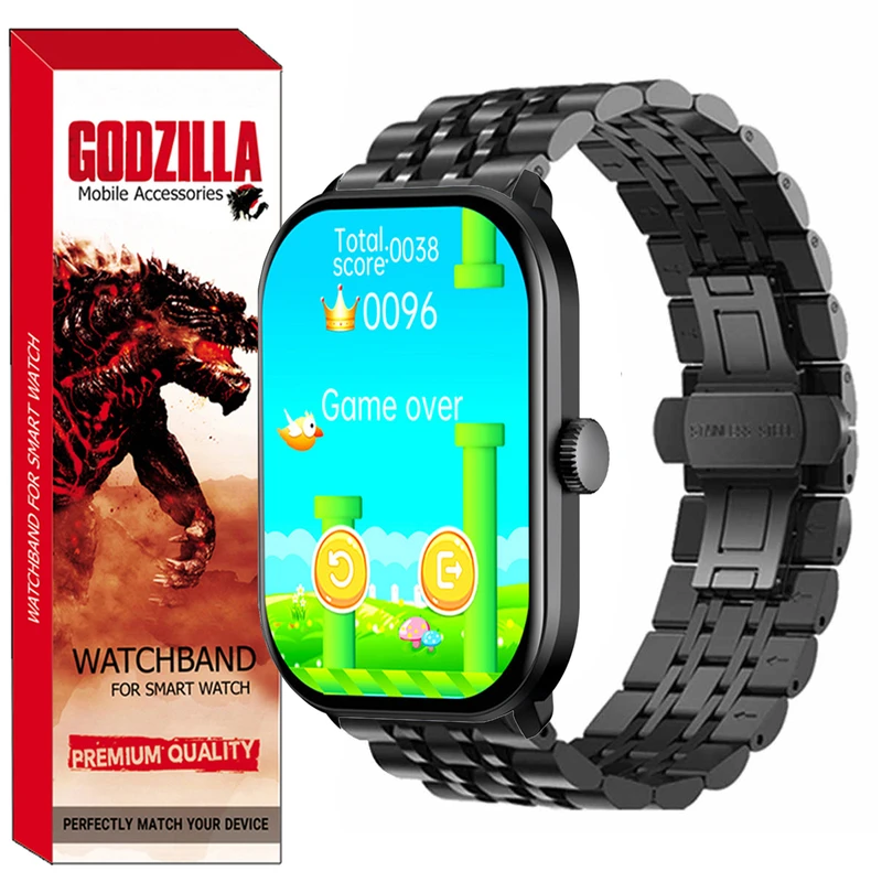 بند گودزیلا مدل 7BID مناسب برای ساعت هوشمند گلوریمی GS1 PRO 2023