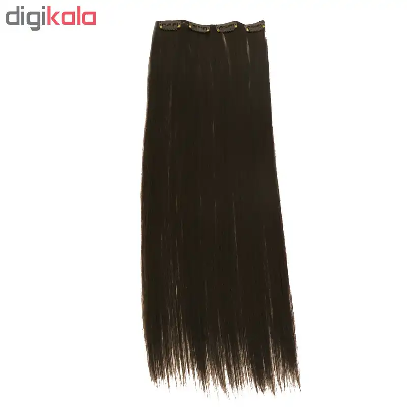 اکستنشن متحرک گیره دار مشکی تیره پوش دار کد 3041c-1