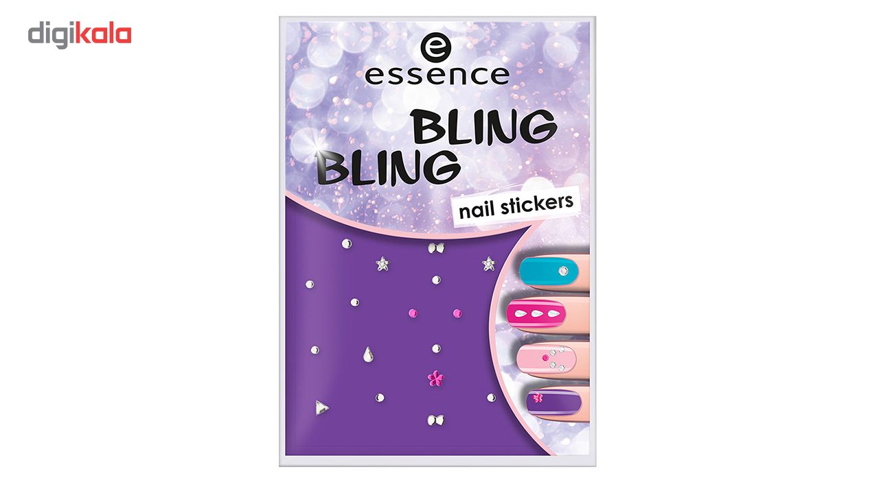 استیکر طراحی ناخن اسنس مدل Bling Bling شماره 01 -  - 2