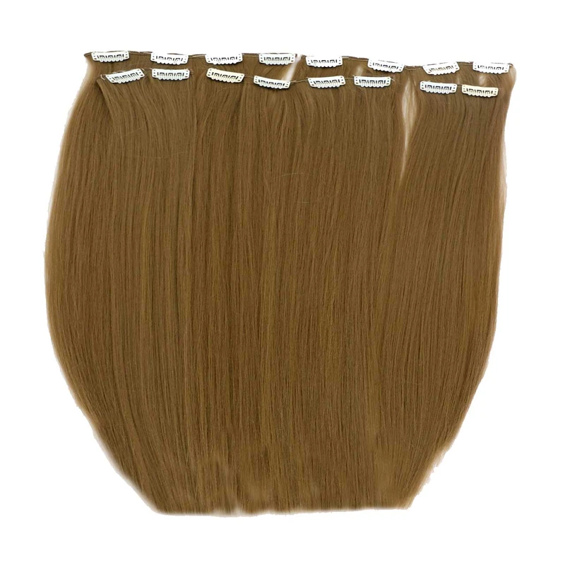 اکستنشن متحرک مو پوش دار رنگ عسلی روشن مدل 3041c-18t
