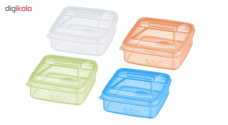 ظرف مربا باگر مدل BG-388 مجموعه 4 عددی