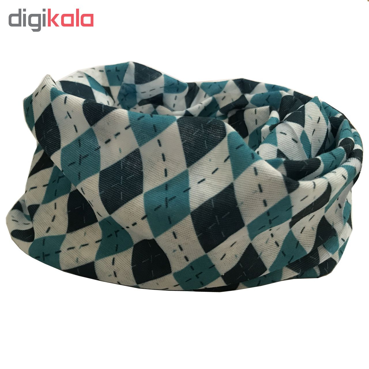 دستمال سر و گردن طرح لوزی