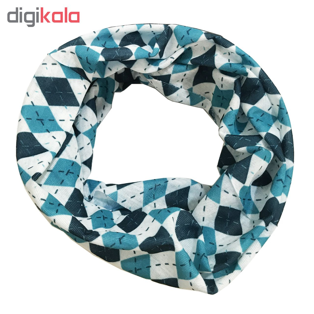 دستمال سر و گردن طرح لوزی