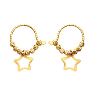 گوشواره طلا 18 عیار زنانه مدل SR111