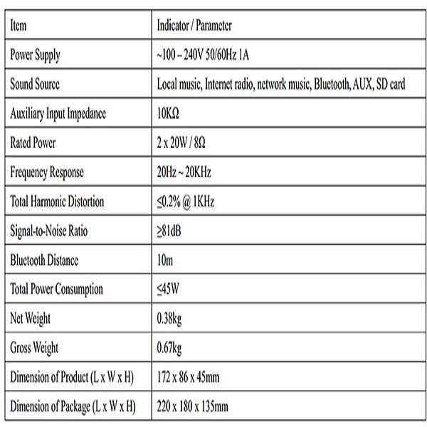 آمپلی فایر دیواری دسپا مدل DM838