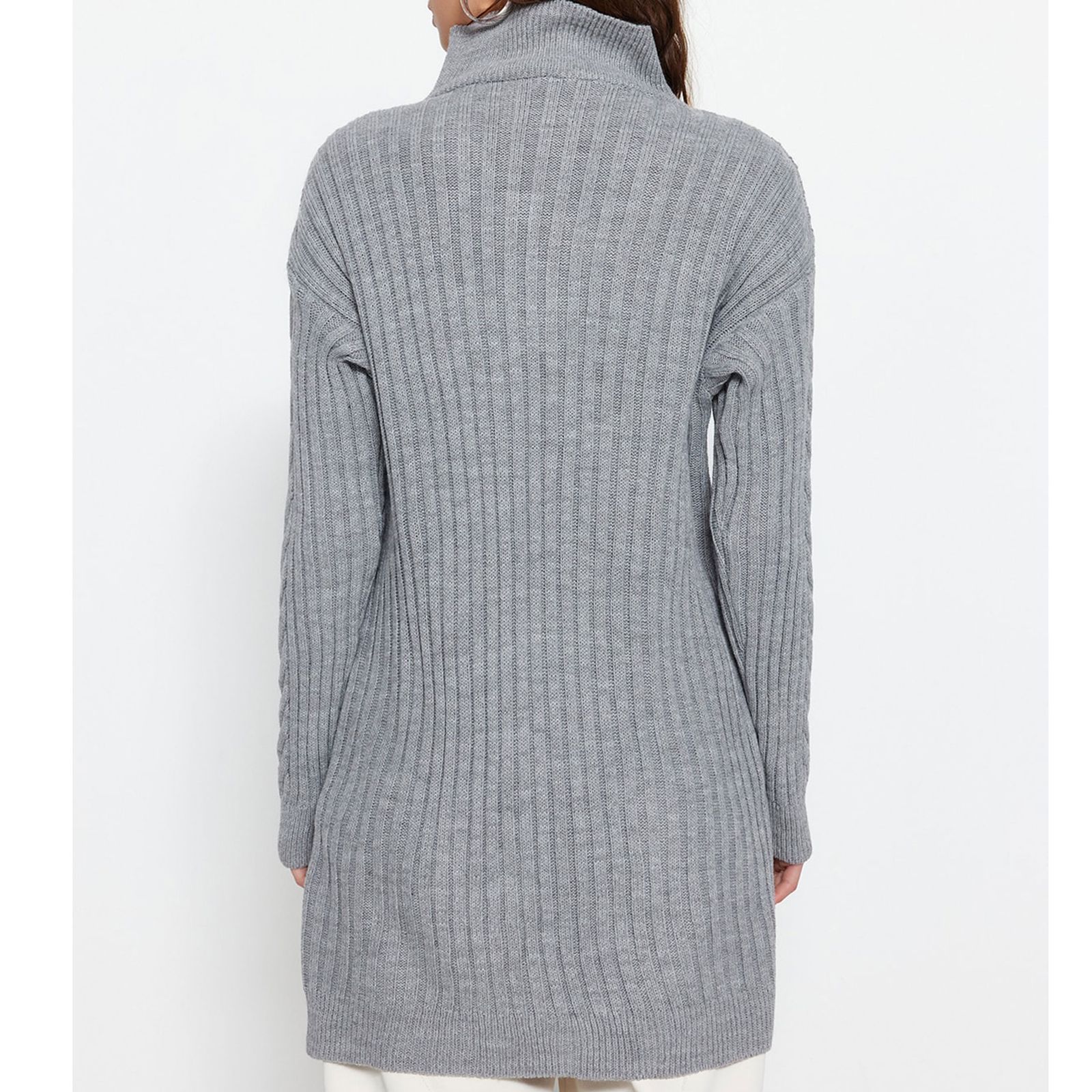 پلیور یقه ایستاده زنانه ترندیول مدل 648391291 - - 4