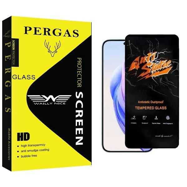 محافظ صفحه نمایش وایلی نایس مدل Pergas Antistatic مناسب برای گوشی موبایل آنر X50i Plus