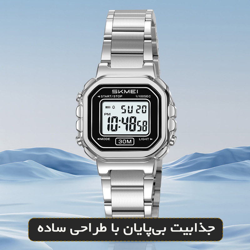 ساعت مچی دیجیتال زنانه اسکمی مدل 2387 SI