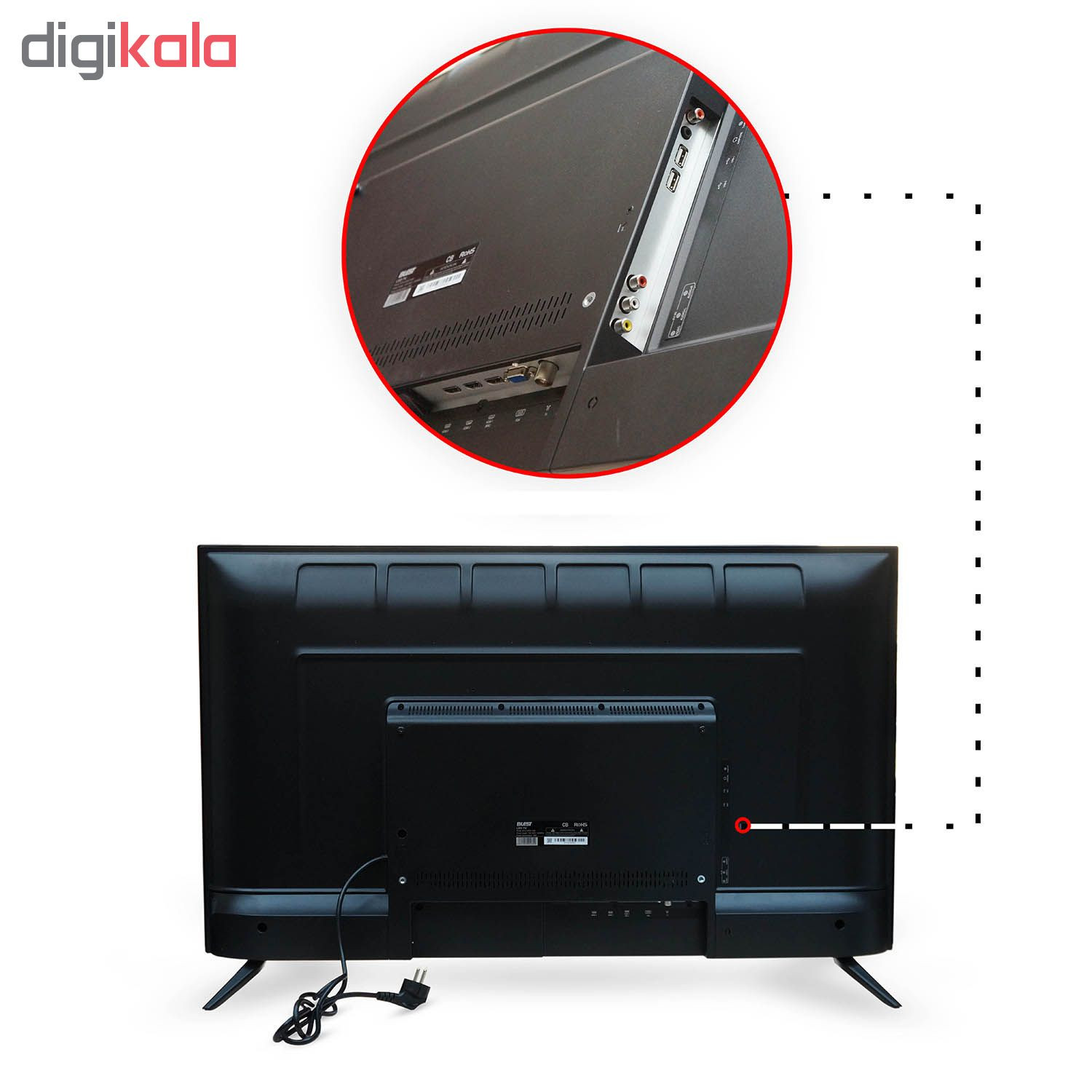 تلویزیون ال ای دی بلست مدل BTV-43FDC110B سایز 43 اینچ