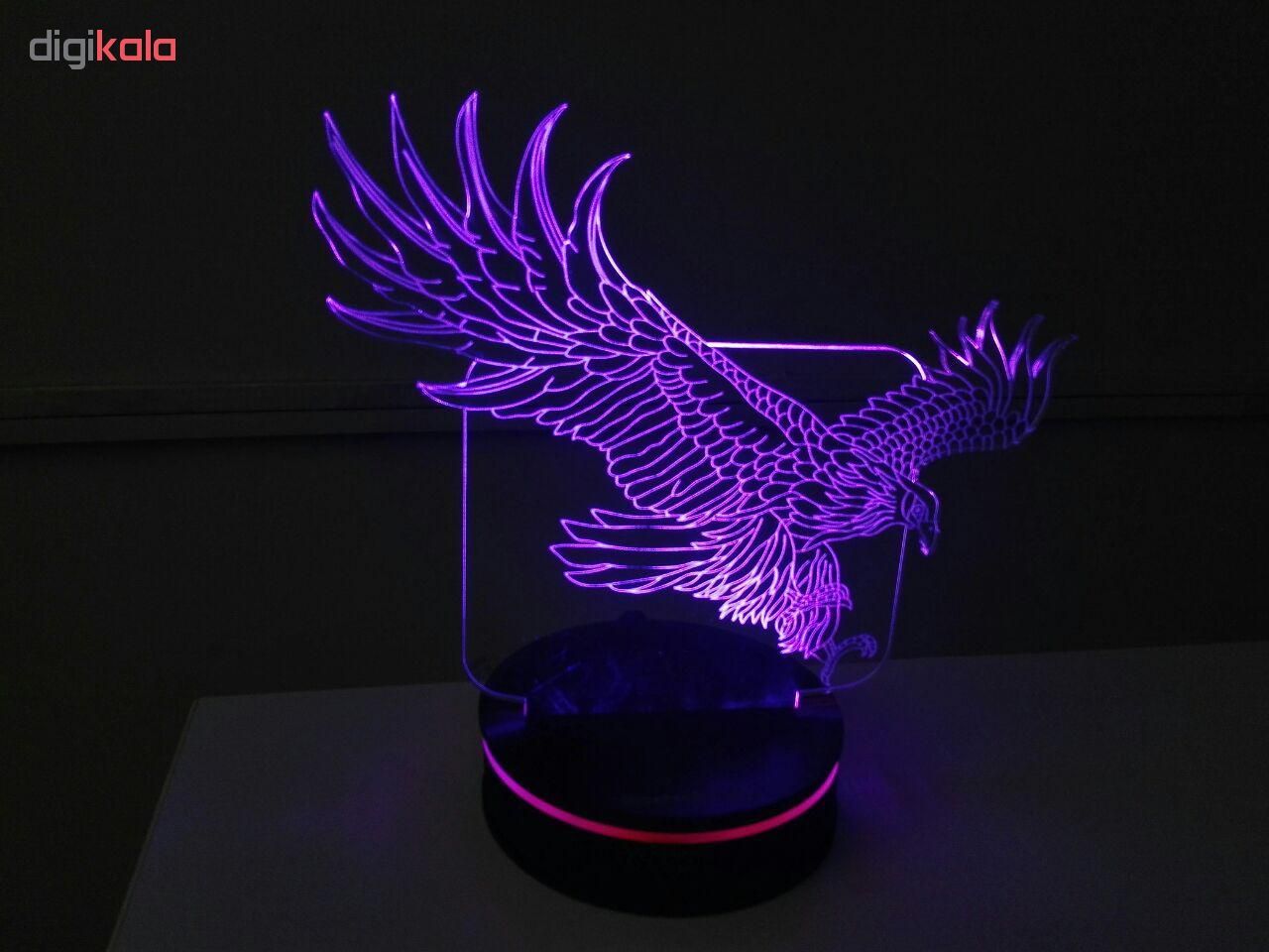 چراغ خواب پارسافن لیزر مدل عقاب 16 رنگ ریموت دار