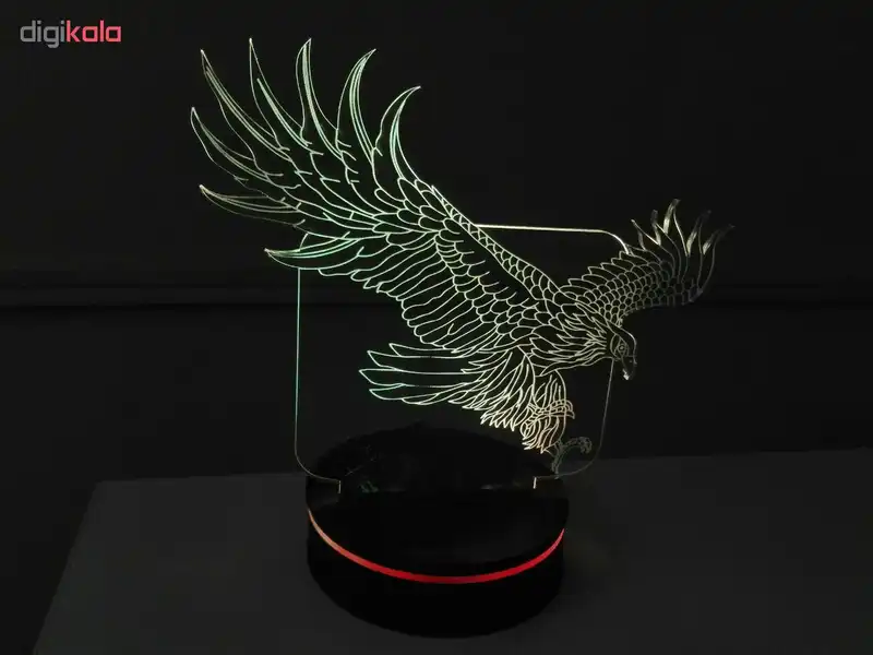 چراغ خواب پارسافن لیزر مدل عقاب 16 رنگ ریموت دار