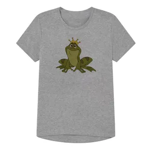 تی شرت آستین کوتاه پسرانه مدل شاهزاده غورباقه کد30 Z رنگ طوسی