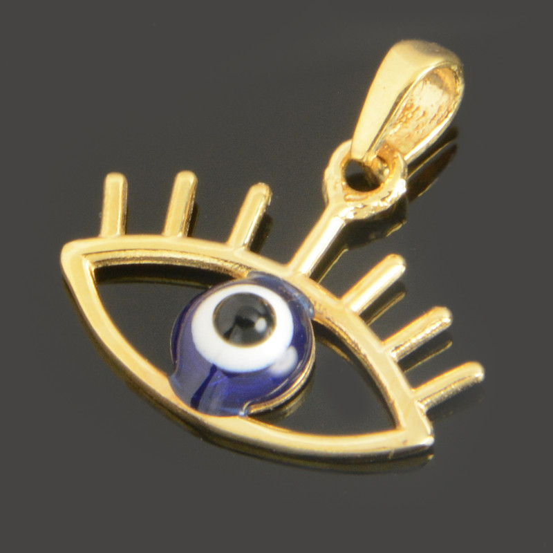 آویز گردنبند طلا 18 عیار دخترانه طلای مستجابی کد 681