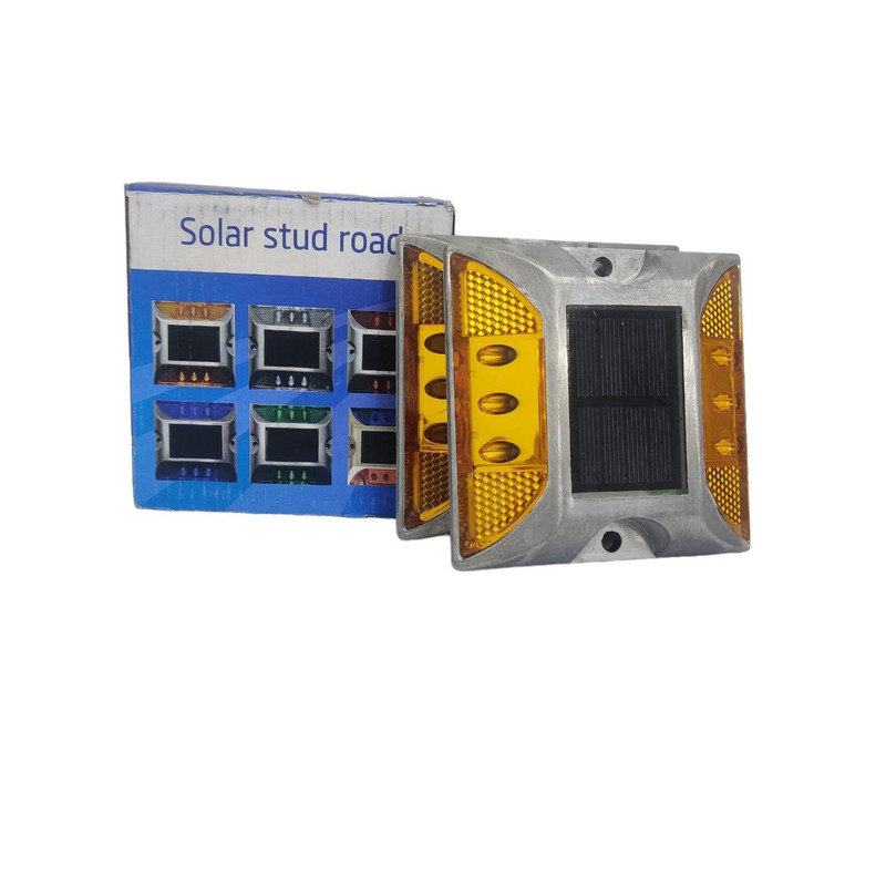 چراغ هشدار سولار مدل چشم گربه ای مجموعه 2 عددی