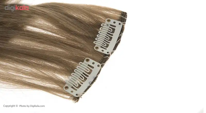 اکستنشن مو کلیپسی صاف و شلاقی زیتونی دودی stw20c-18t
