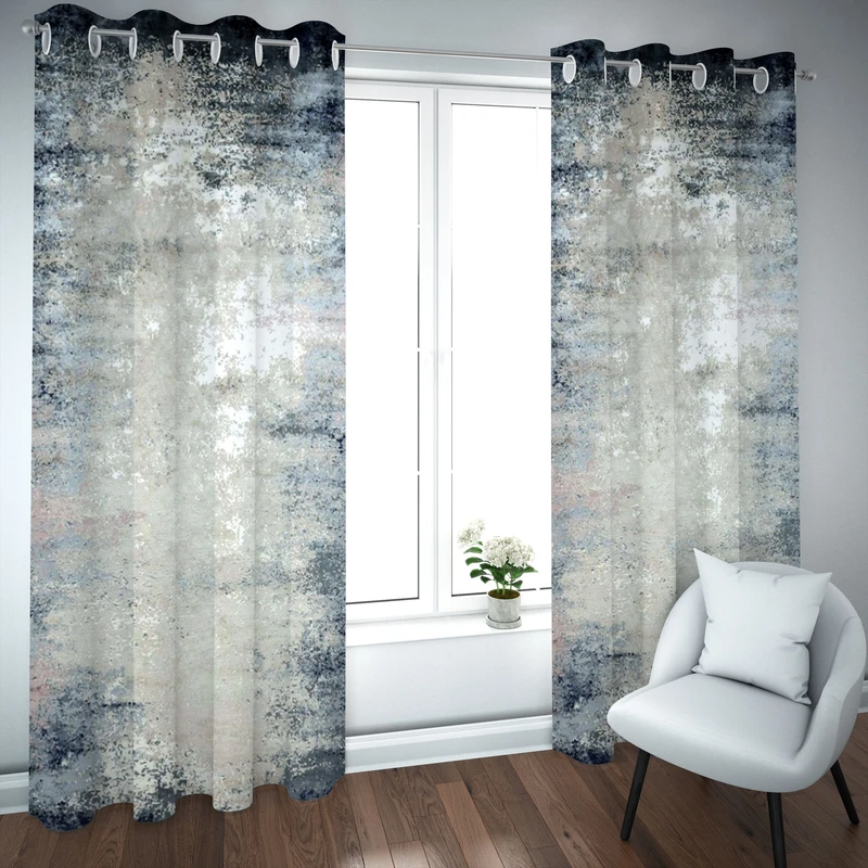 پرده مدل چاپی هازان سایز 300×150 سانتی متر 