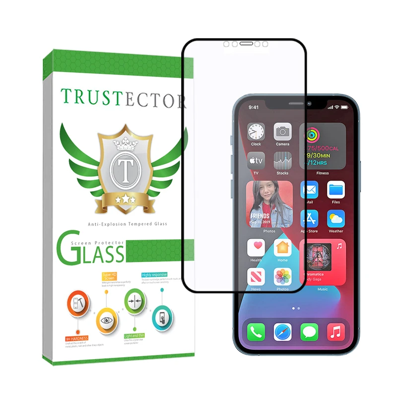  محافظ صفحه نمایش سرامیکی مات تراستکتور مدل MCERAMT مناسب برای گوشی موبایل اپل iPhone 12 / 12 Pro