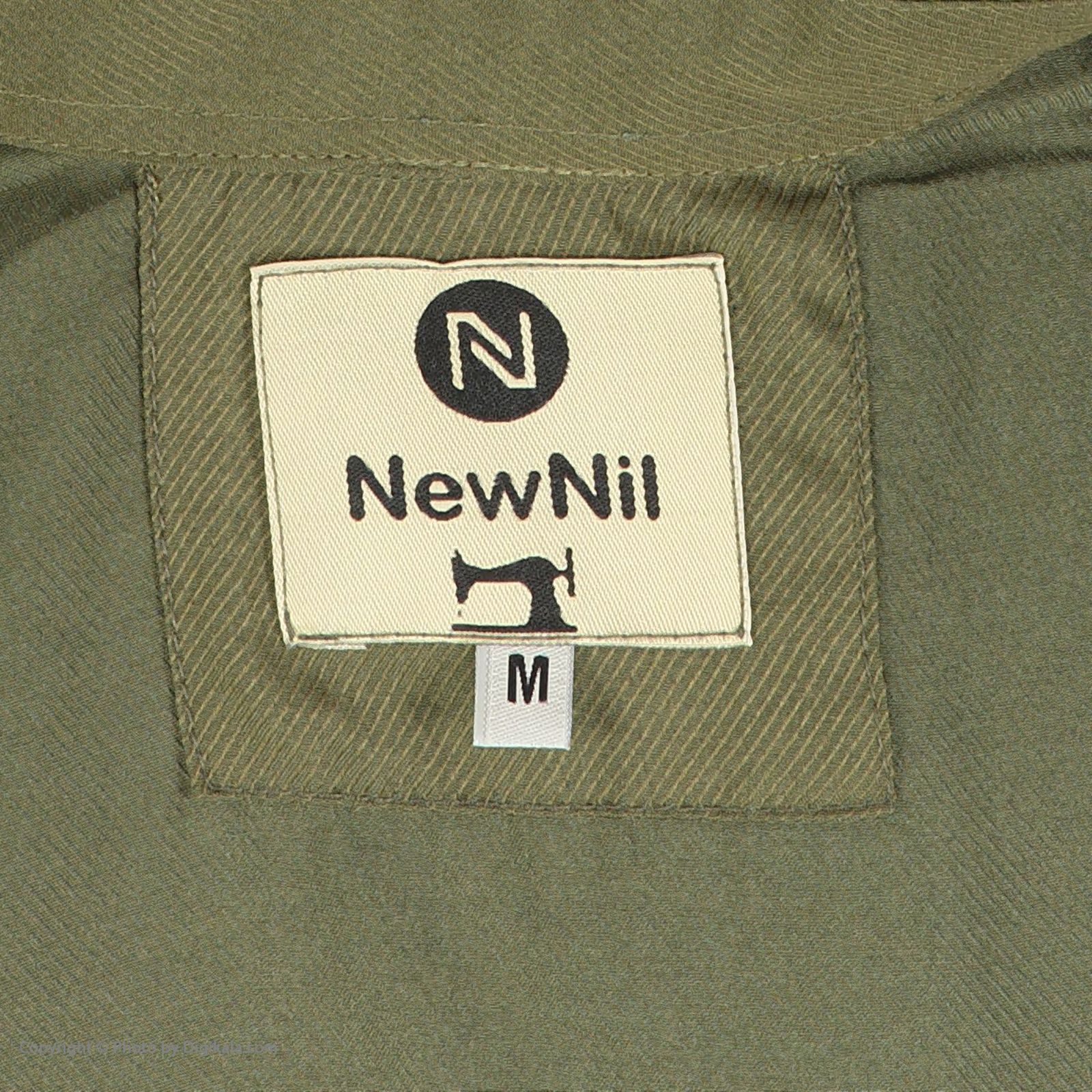 پیراهن آستین کوتاه مردانه نیو نیل مدل PM102-Green -  - 6