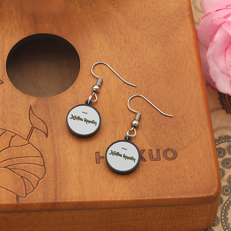 گوشواره زنانه ناکسیگو مدل شب تاب طرح جوجوتسو کایسن کد ES7348