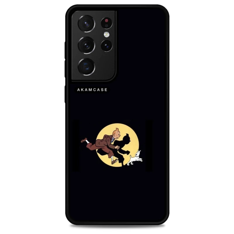 کاور آکام مدل AMC-WSGS21U-TINTIN-7 مناسب برای گوشی موبایل سامسونگ Galaxy S21 Ultra