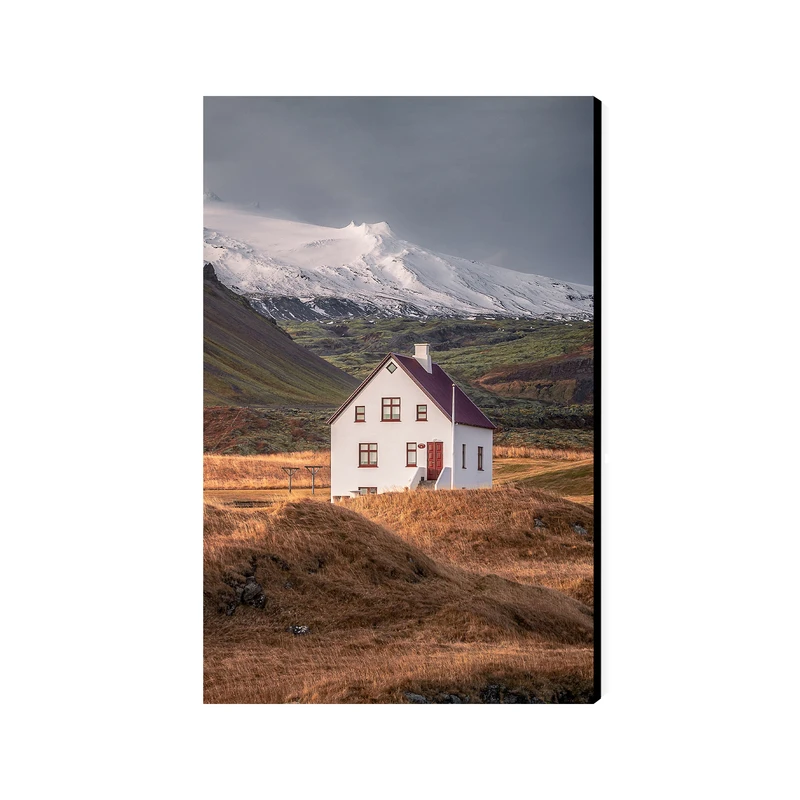 تابلو شاسی عرش مدل فانتزی منظره دشت و خونه کد As4526