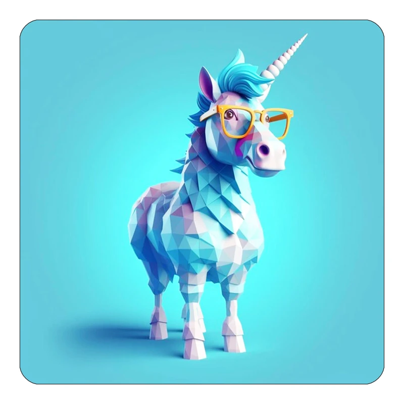 مگنت کاکتی طرح اسب تک شاخ و یونیکورن مدل mp29096