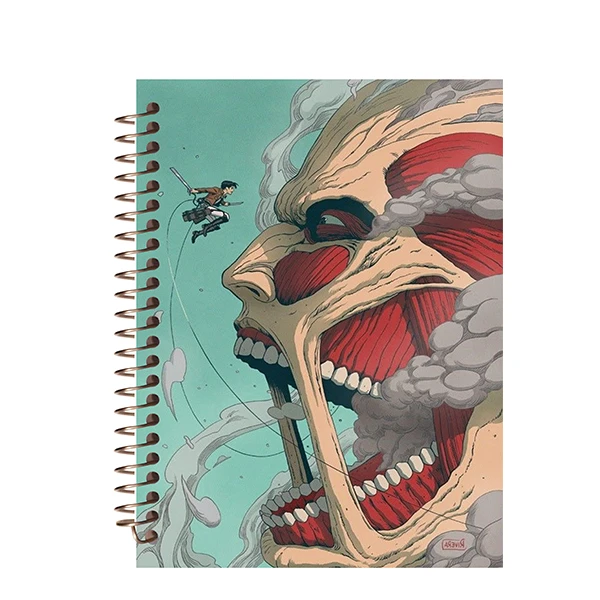 دفتر مشق 100 برگ مشایخ طرح انیمه اتک آن تایتان کد Y2060