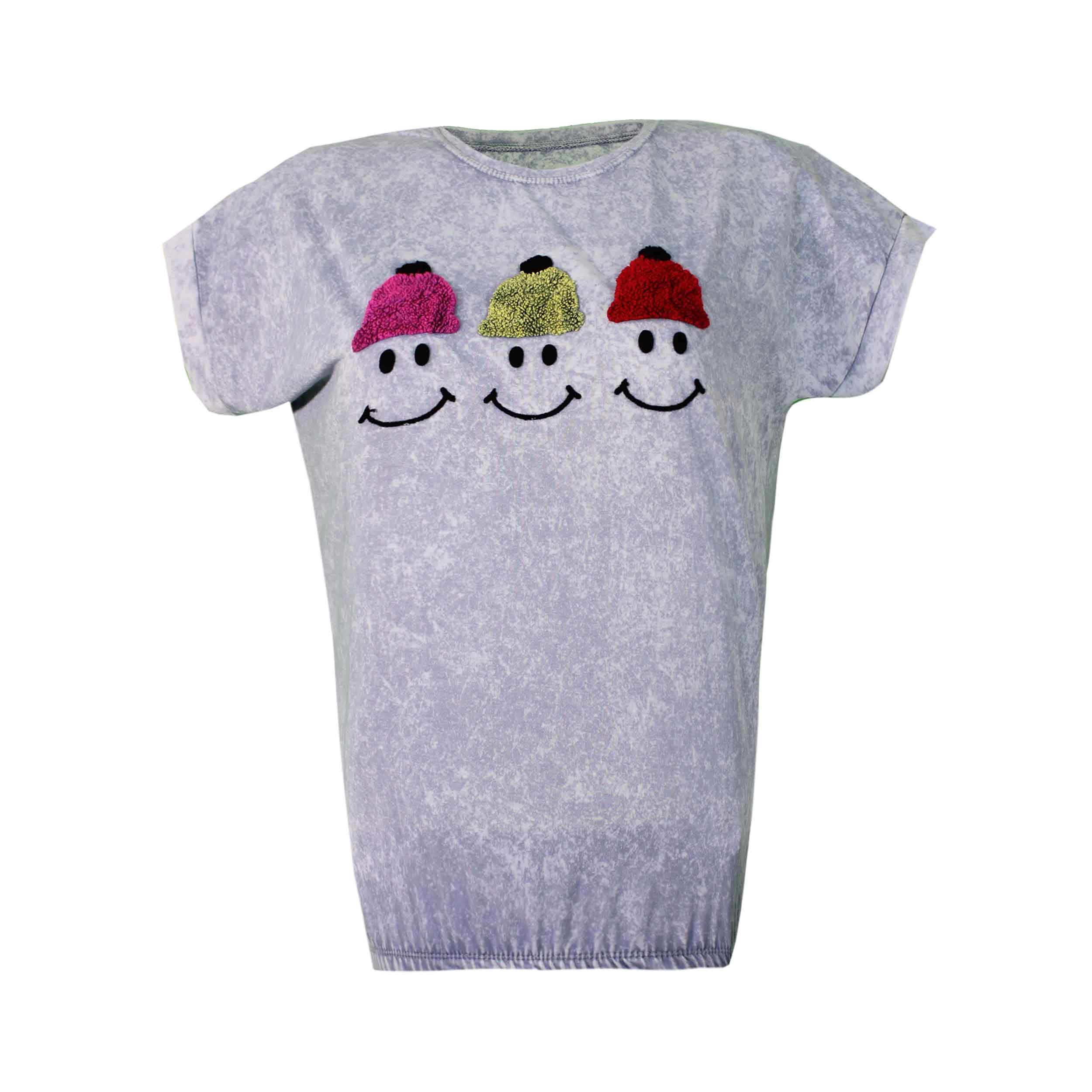 تی شرت آستین کوتاه زنانه مدل سه کلاه 16