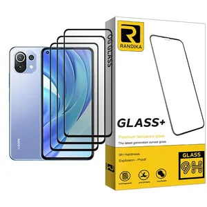 Randika Randika Glass MIX003 Screen Protector For Xiaomi Mi 11 Lite Pack Of 3