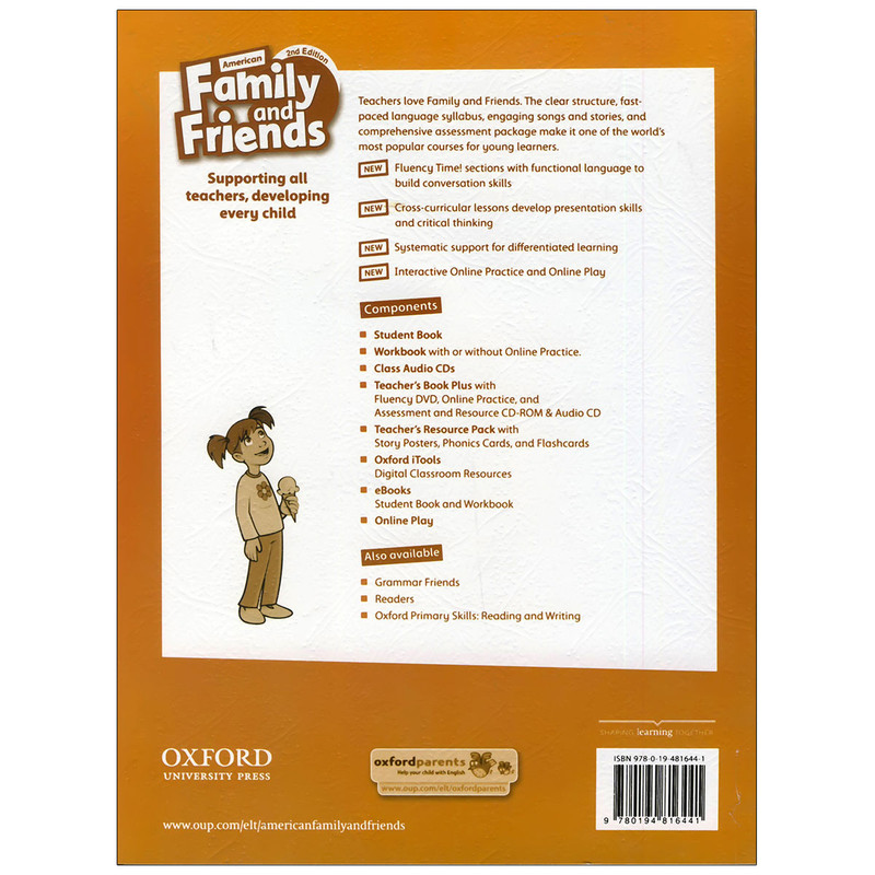 کتاب American Family and Friends 2nd 4 اثر جمعی از نویسندگان انتشارات اکسفورد