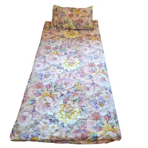 کاور تشک مهمان  مدل باغ بهشت به همراه روبالشی