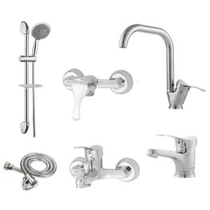 ست شیرآلات حکمت نشان مدل دیبا K مجموعه 6 عددی 