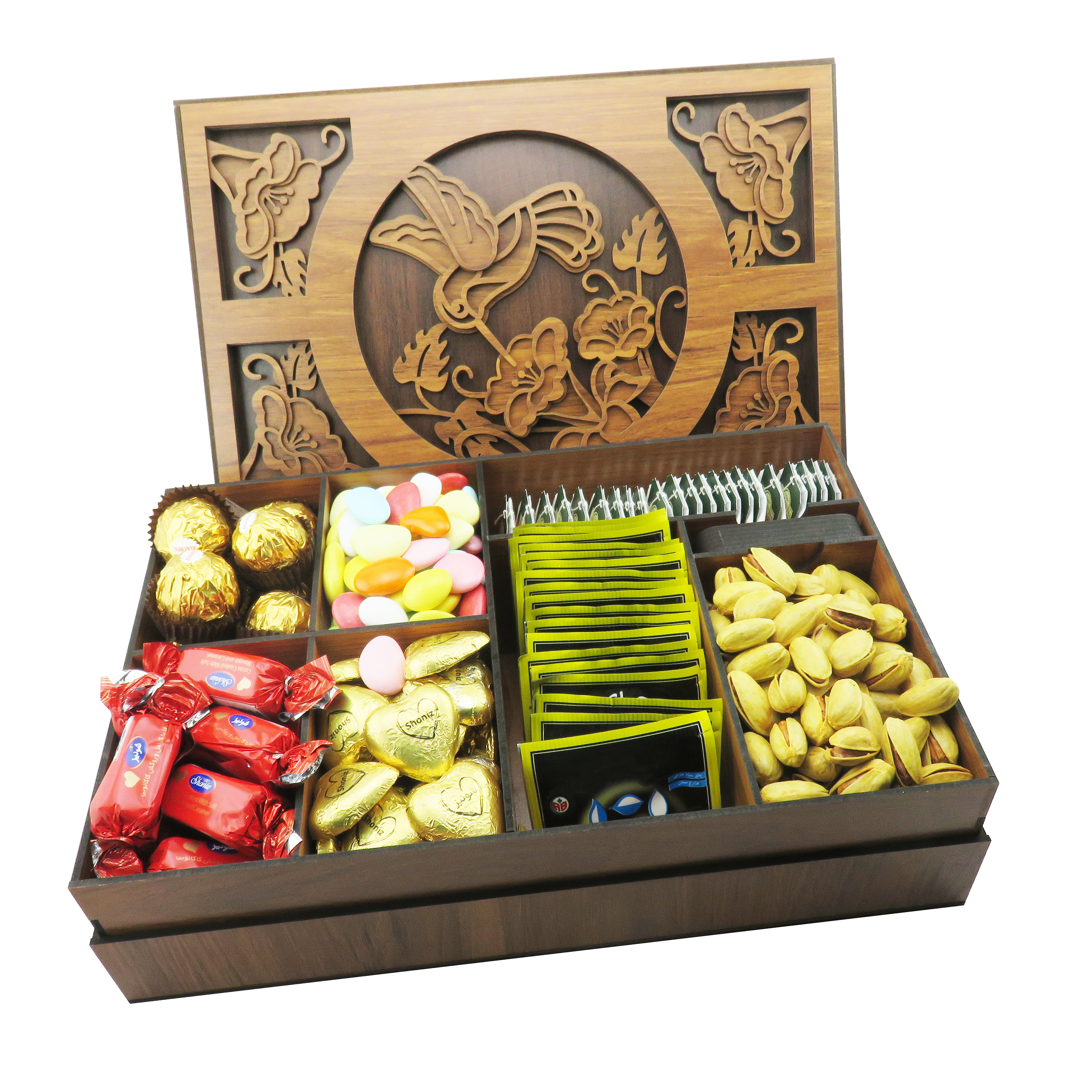 جعبه پذیرایی مانا مای مرز مدل سلطنتی 3D-1