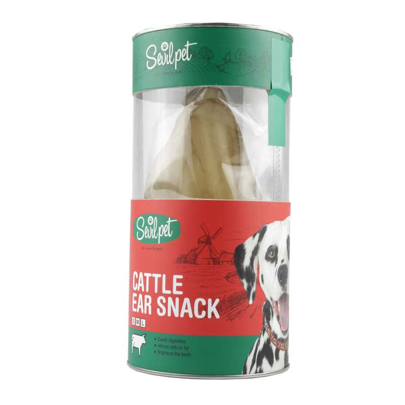 غذای تشویقی سگ سویل پت مدل Cattle Ear Snack وزن 350 گرم غذای تشویقی سگ سویل پت مدل Cattle Ear Snack وزن 350 گرم