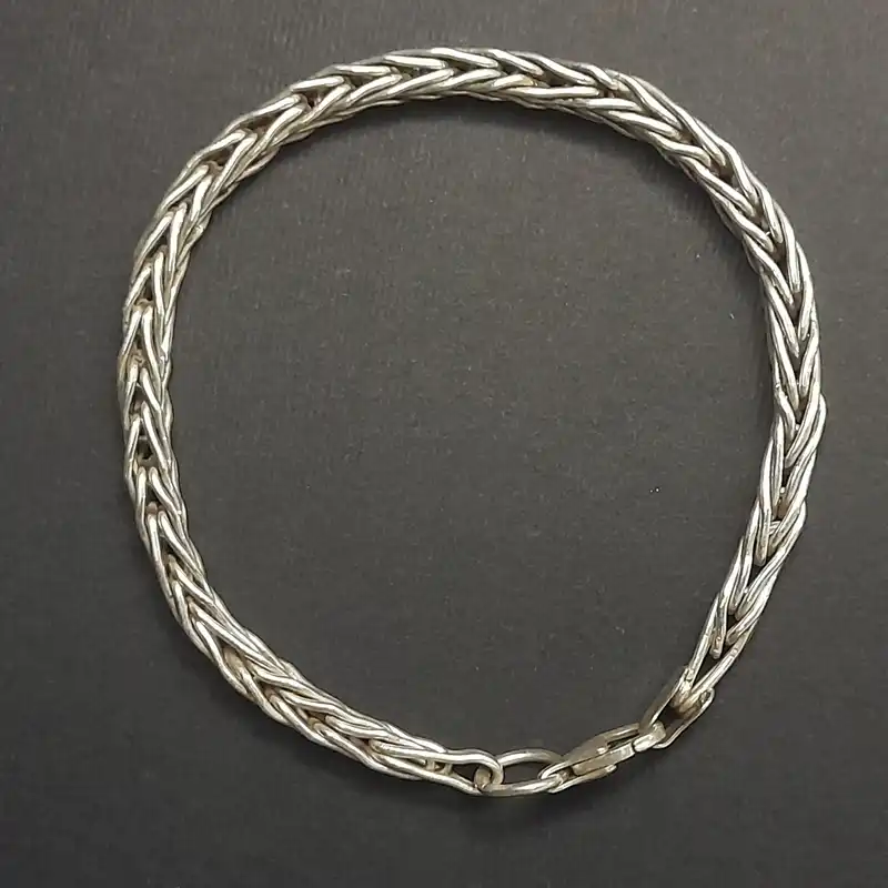 دستبند نقره کد 16