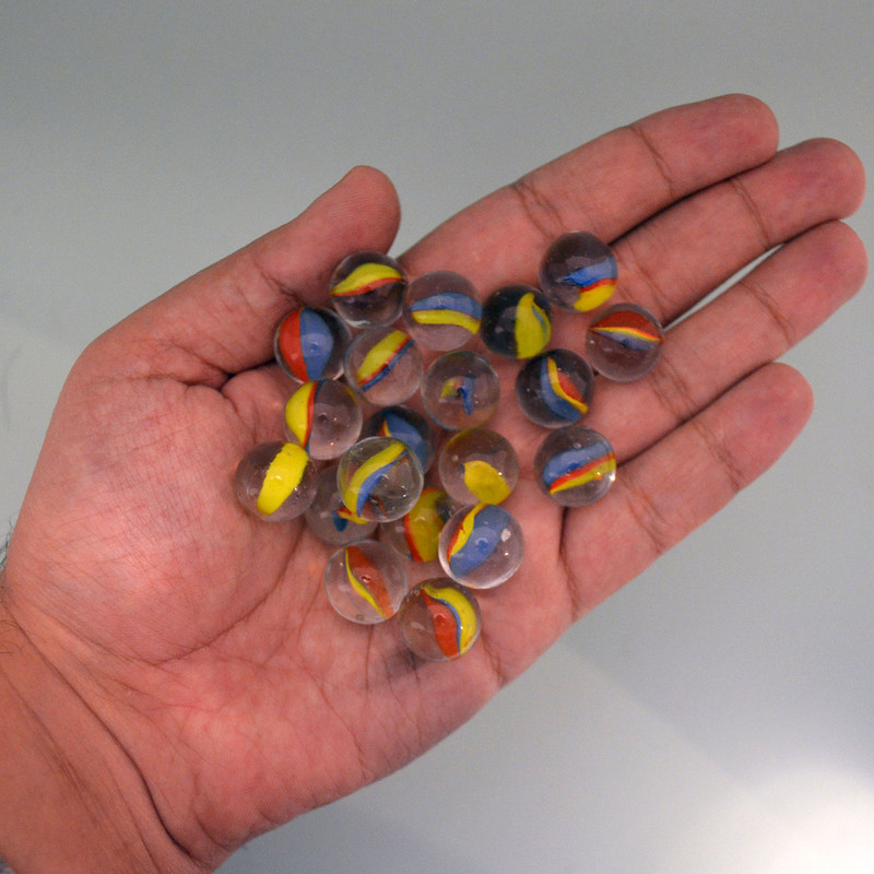 تیله بازی مدل سنتی سه پر مجموعه 10 عددی