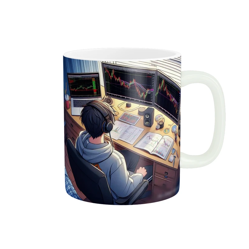 ماگ پادآفرین مدل بازار های مالی طرح ترید فارکس بیت کویين کد p10046