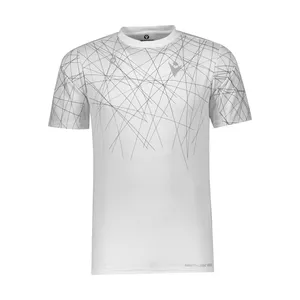 تی شرت ورزشی مردانه مکرون مدل پاتریک رنگ سفید