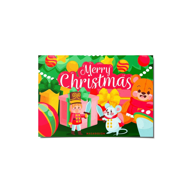 کارت پستال ماسا دیزاین مدل venus031 طرح christmas