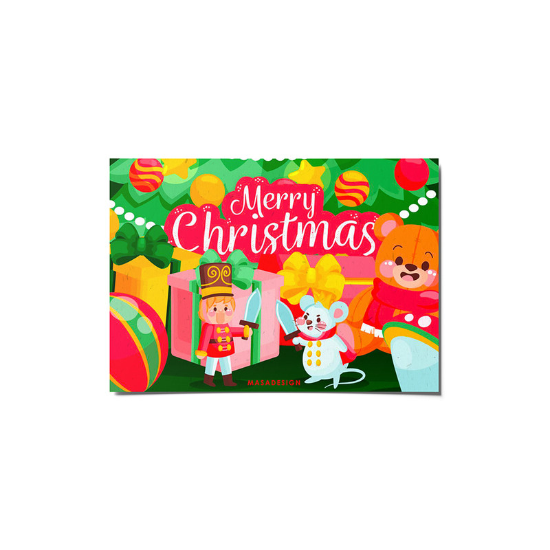 کارت پستال ماسا دیزاین مدل    venus031 طرح christmas