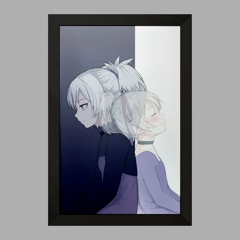 تابلو خندالو مدل یین انیمه تاریک تر از سیاهی Darker Than Black  کد 22585