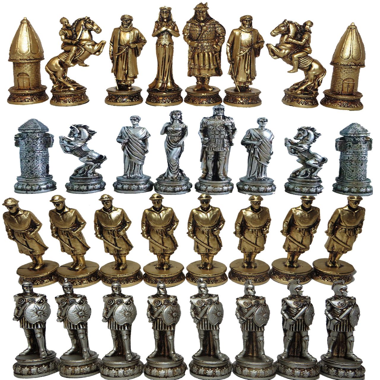 مهره شطرنج مدل E02 مجموعه 32 عددی