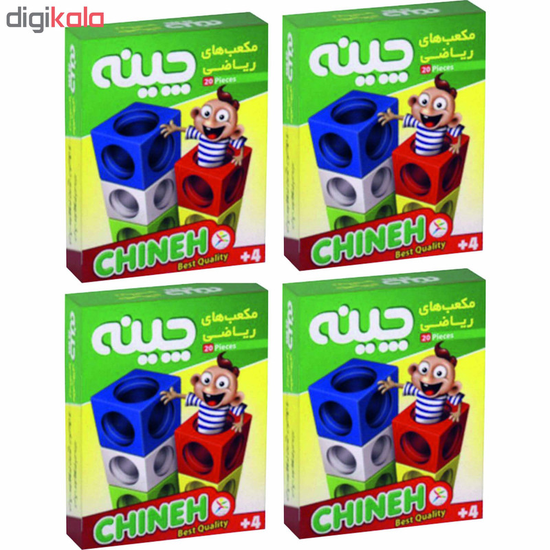 مکعب های ریاضی چینه مدل 7854 بسته 4 عددی