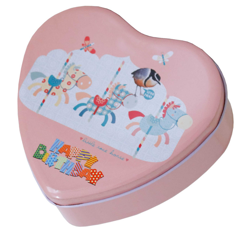 جعبه هدیه مدل قلب طرح تولدت مبارک کد 101