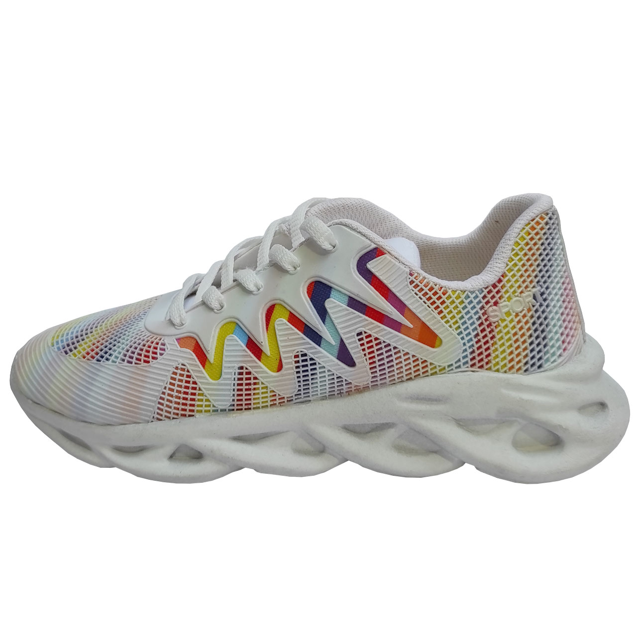 کفش پیاده روی زنانه مدل  rainbow کد SG288RB